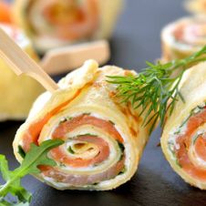 Lachs-Crepes